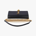 Pre-owned Yves Saint Laurent KATE Black Leather 452159 shoulderbag | stylenewstar