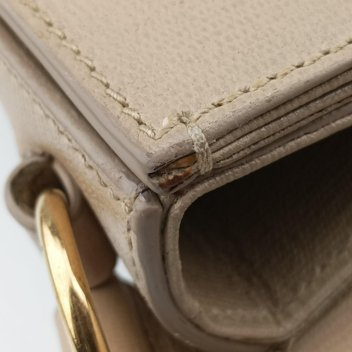Pre-owned Yves Saint Laurent Y Ligne Camel Leather 247695 shoulderbag | stylenewstar