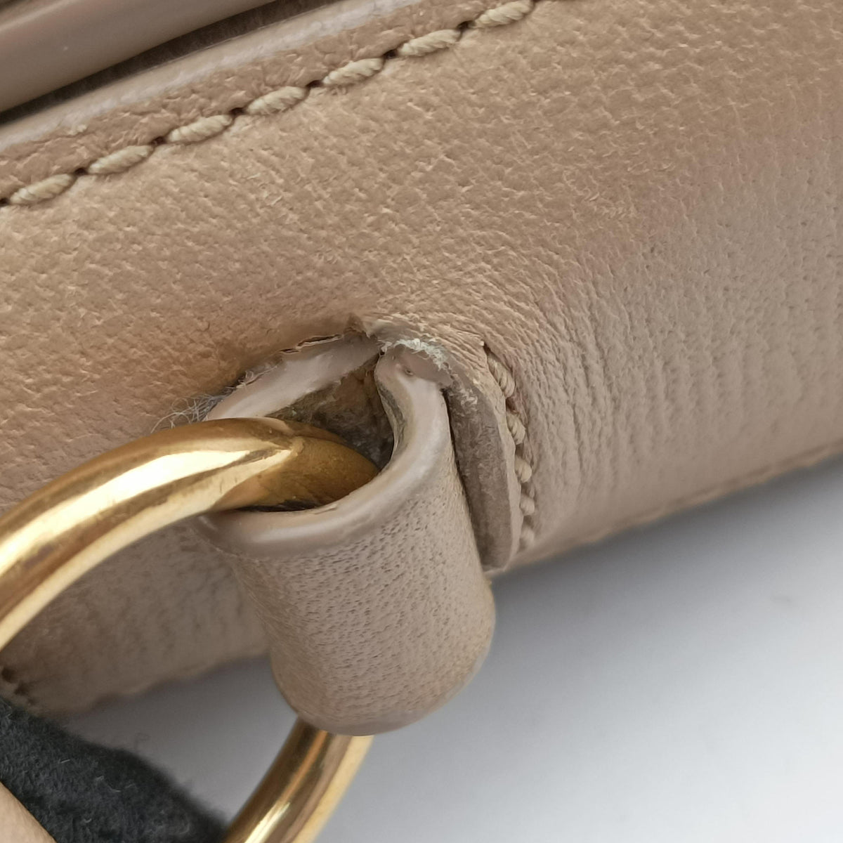 Pre-owned Yves Saint Laurent Y Ligne Camel Leather 247695 shoulderbag | stylenewstar