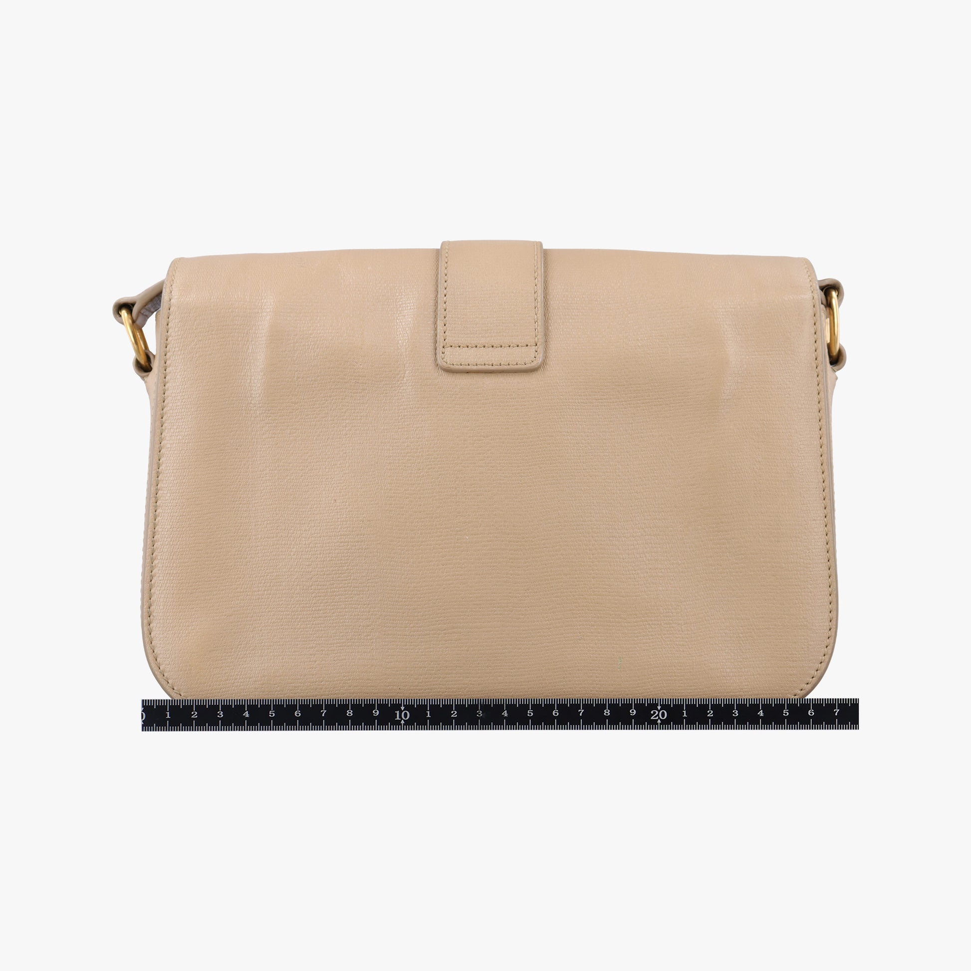 Pre-owned Yves Saint Laurent Y Ligne Camel Leather 247695 shoulderbag | stylenewstar