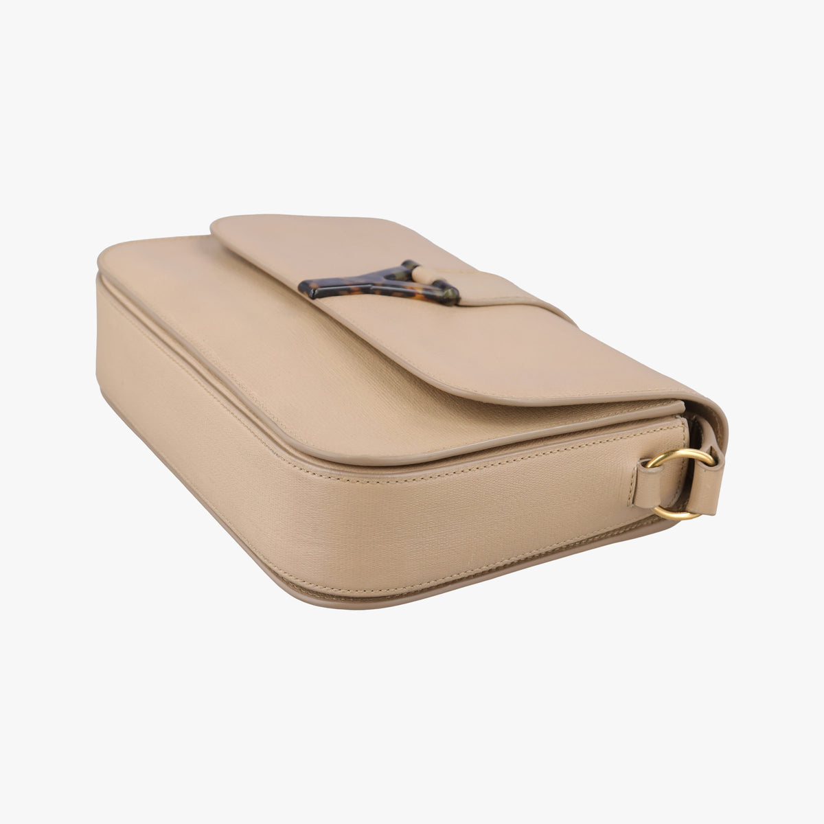 Pre-owned Yves Saint Laurent Y Ligne Camel Leather 247695 shoulderbag | stylenewstar