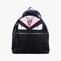 Secondhand Fendi monster bag bugs Black x Multicolour Nylon x leather 8BZ035 backpack/rucksack | stylenewstar