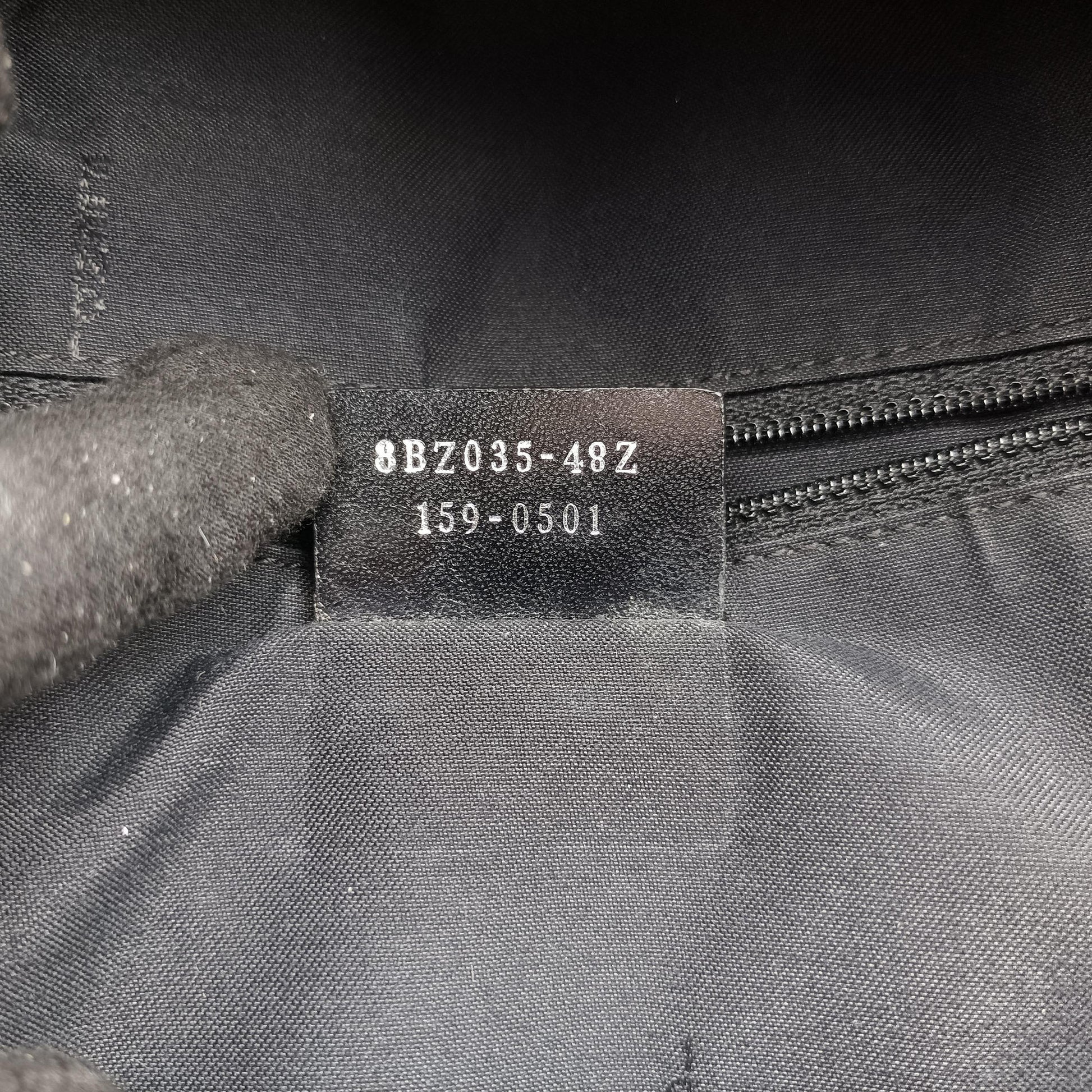 Secondhand Fendi monster bag bugs Black x Multicolour Nylon x leather 8BZ035 backpack/rucksack | stylenewstar