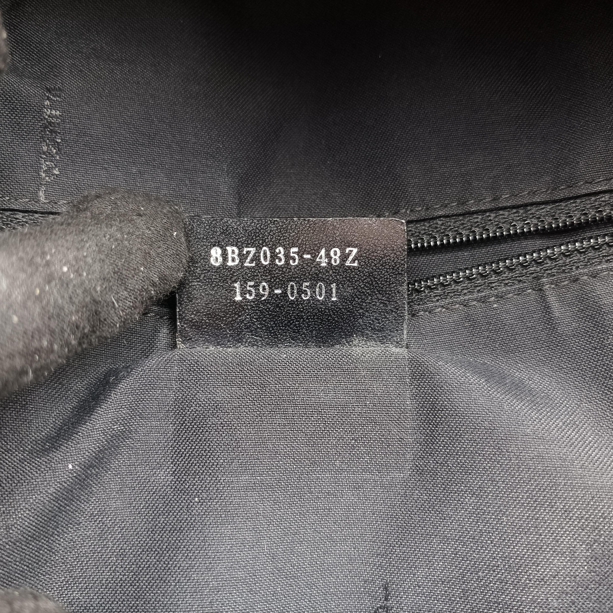 Secondhand Fendi monster bag bugs Black x Multicolour Nylon x leather 8BZ035 backpack/rucksack | stylenewstar