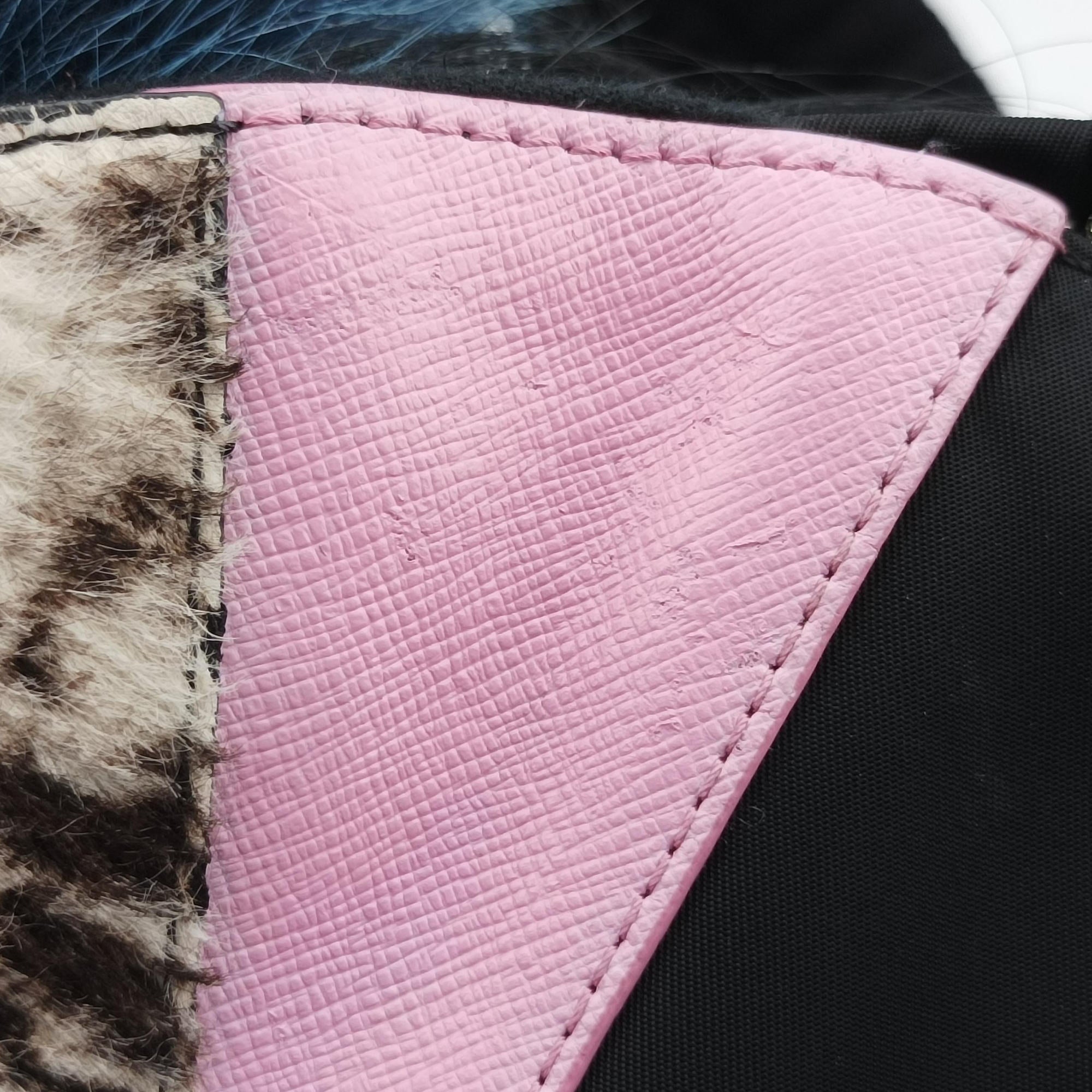 Secondhand Fendi monster bag bugs Black x Multicolour Nylon x leather 8BZ035 backpack/rucksack | stylenewstar