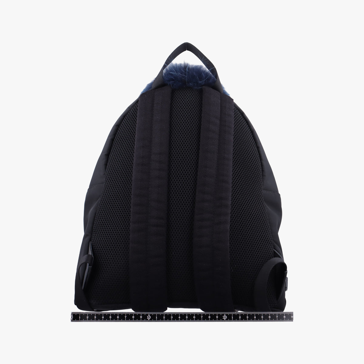 Secondhand Fendi monster bag bugs Black x Multicolour Nylon x leather 8BZ035 backpack/rucksack | stylenewstar