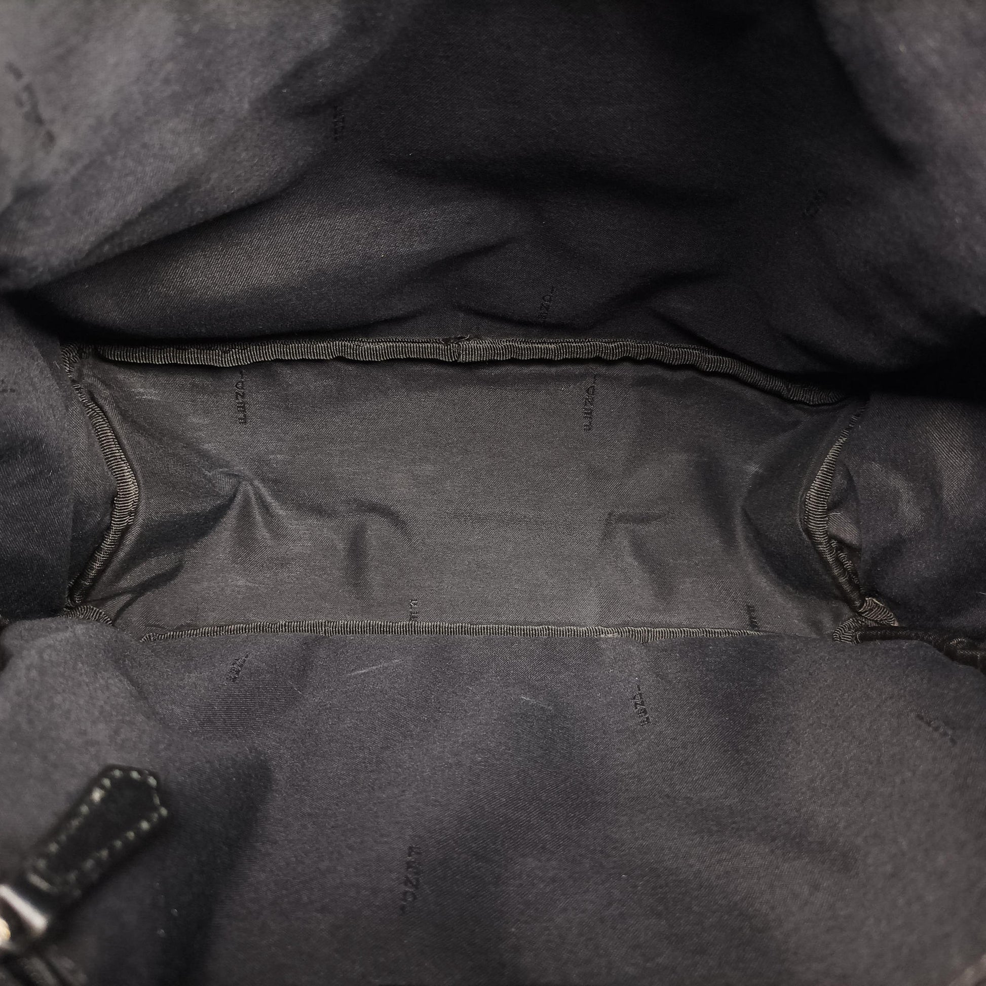 Secondhand Fendi monster bag bugs Black x Multicolour Nylon x leather 8BZ035 backpack/rucksack | stylenewstar