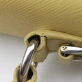 Small Sound Flap Yellow SAFFIANO Leather BN2485 31/Aスモール サウンド フラップ イエロー サフィアーノレザー BN2485 31/A
