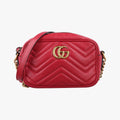 GG Marmont Red Leather 448065 I025454201GGマーモント レッド レザー 448065 I025454201