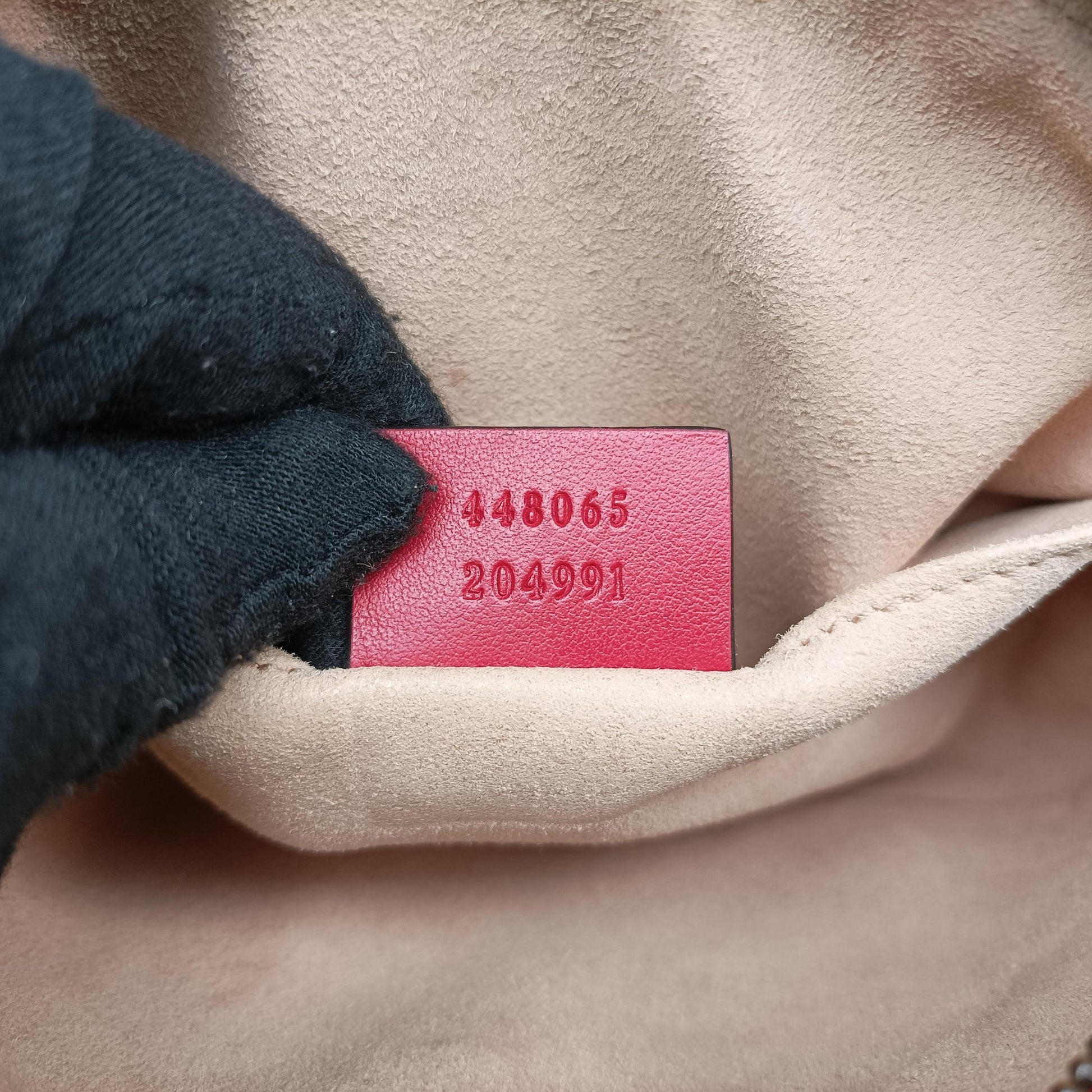 GG Marmont Red Leather 448065 I025454201GGマーモント レッド レザー 448065 I025454201