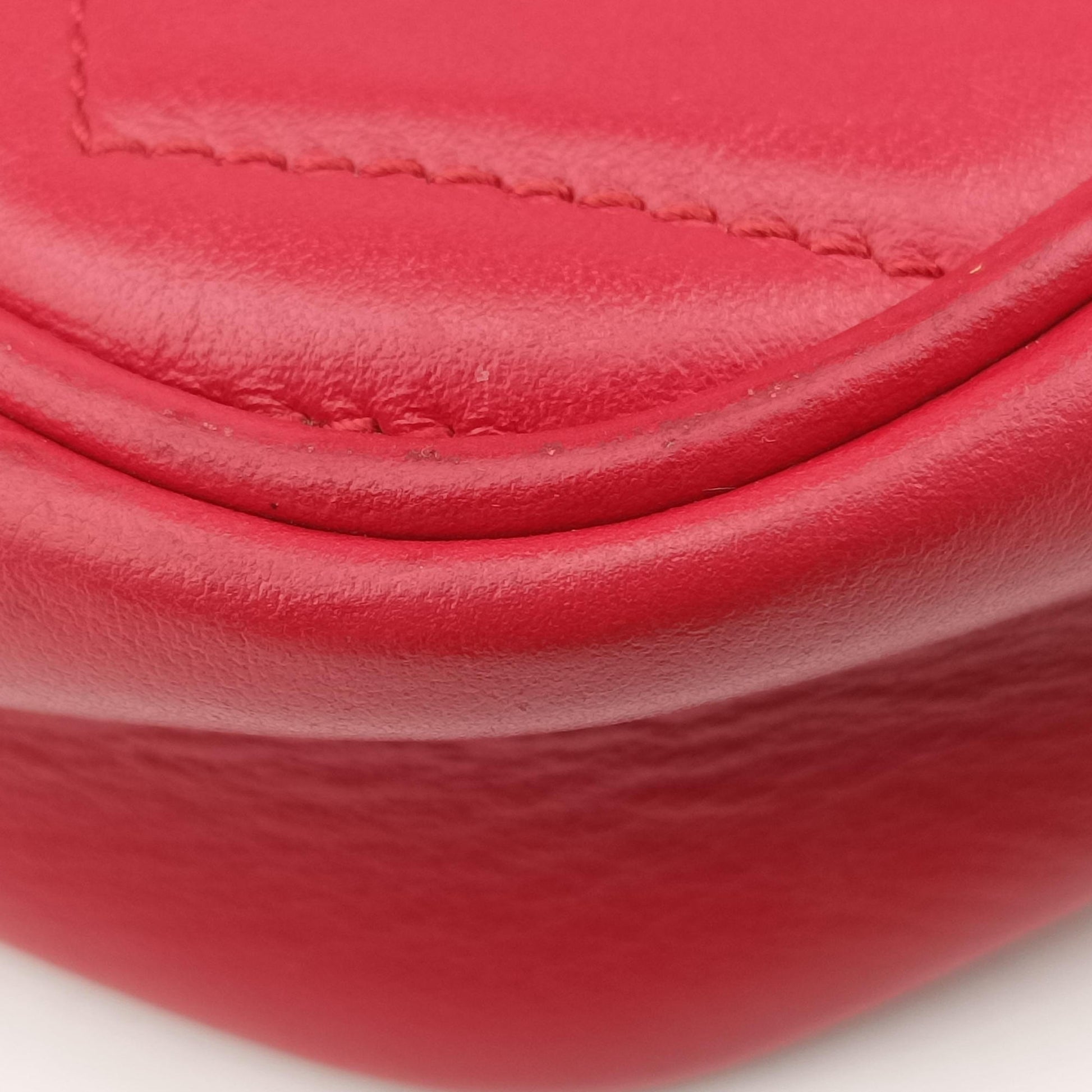GG Marmont Red Leather 448065 I025454201GGマーモント レッド レザー 448065 I025454201