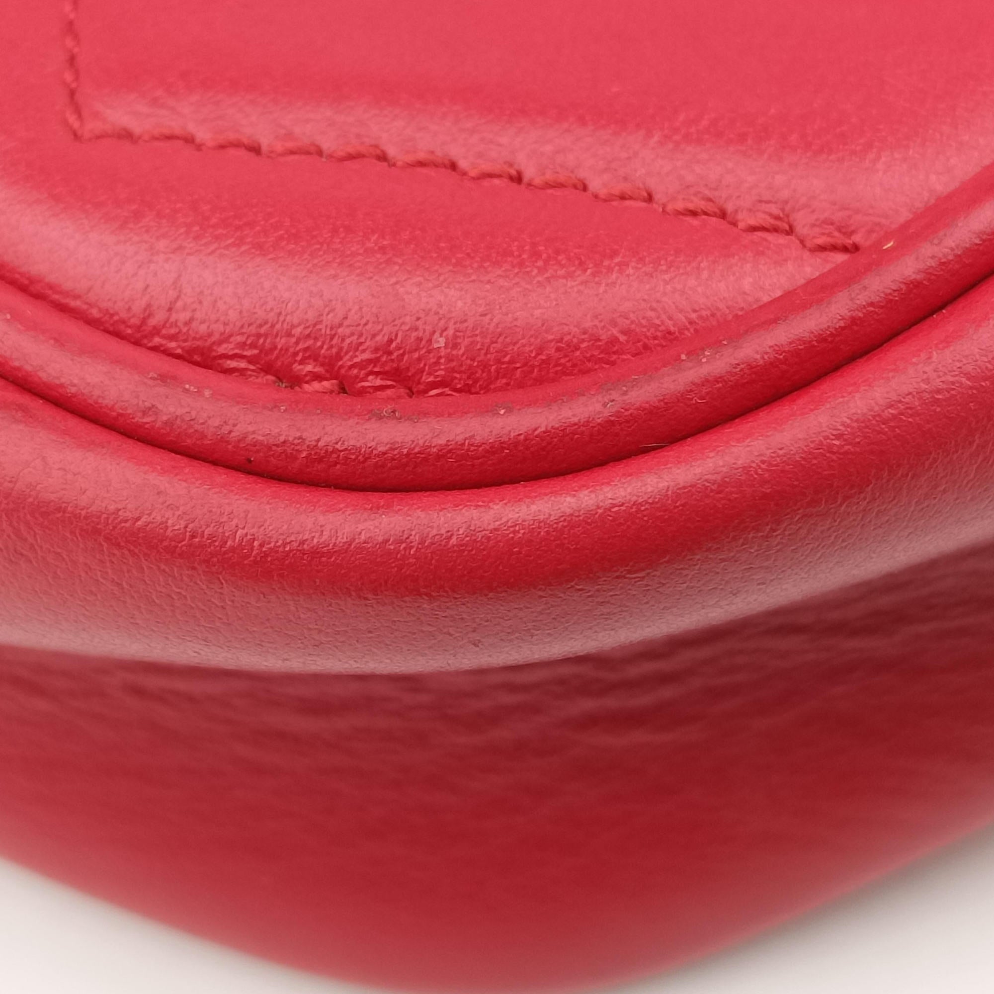 GG Marmont Red Leather 448065 I025454201GGマーモント レッド レザー 448065 I025454201