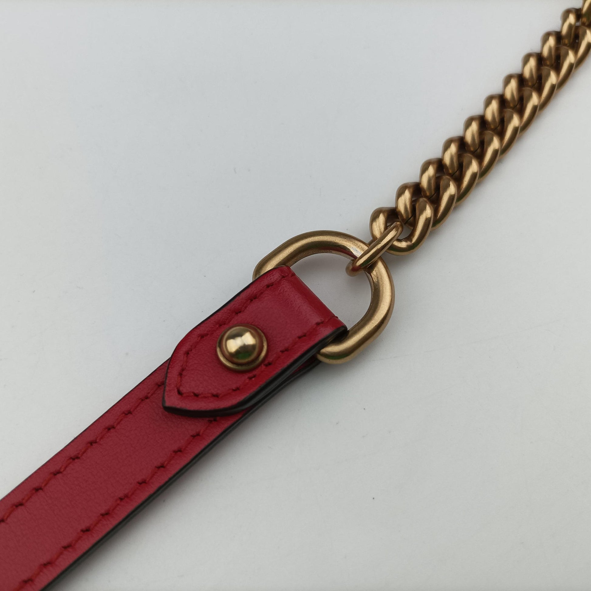 GG Marmont Red Leather 448065 I025454201GGマーモント レッド レザー 448065 I025454201