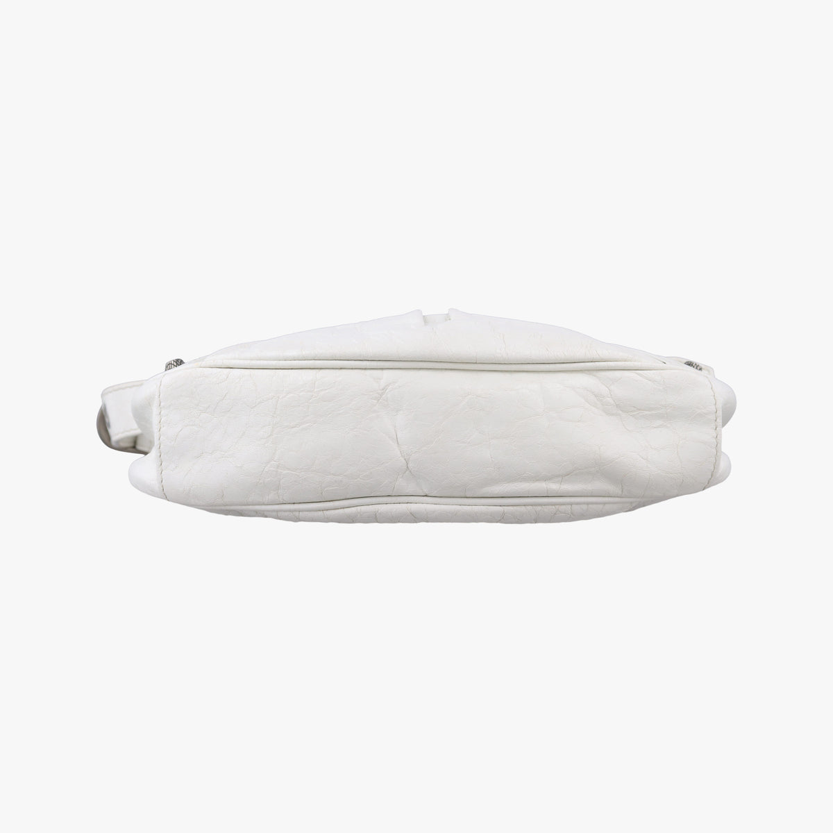 Pre-owned Balenciaga Le Cagole White lambskin  shoulderbag | stylenewstar