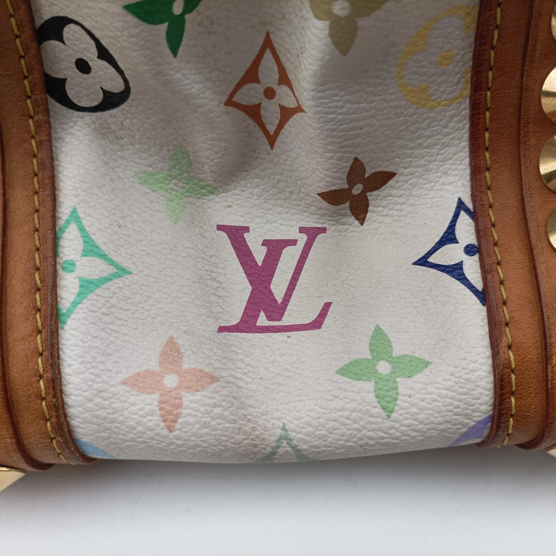 COURTNEY　MM white Monogram Multicolor M45641 Lot number unknownコートニーMM ブロン モノグラム マルチカラー M45641 製番不明