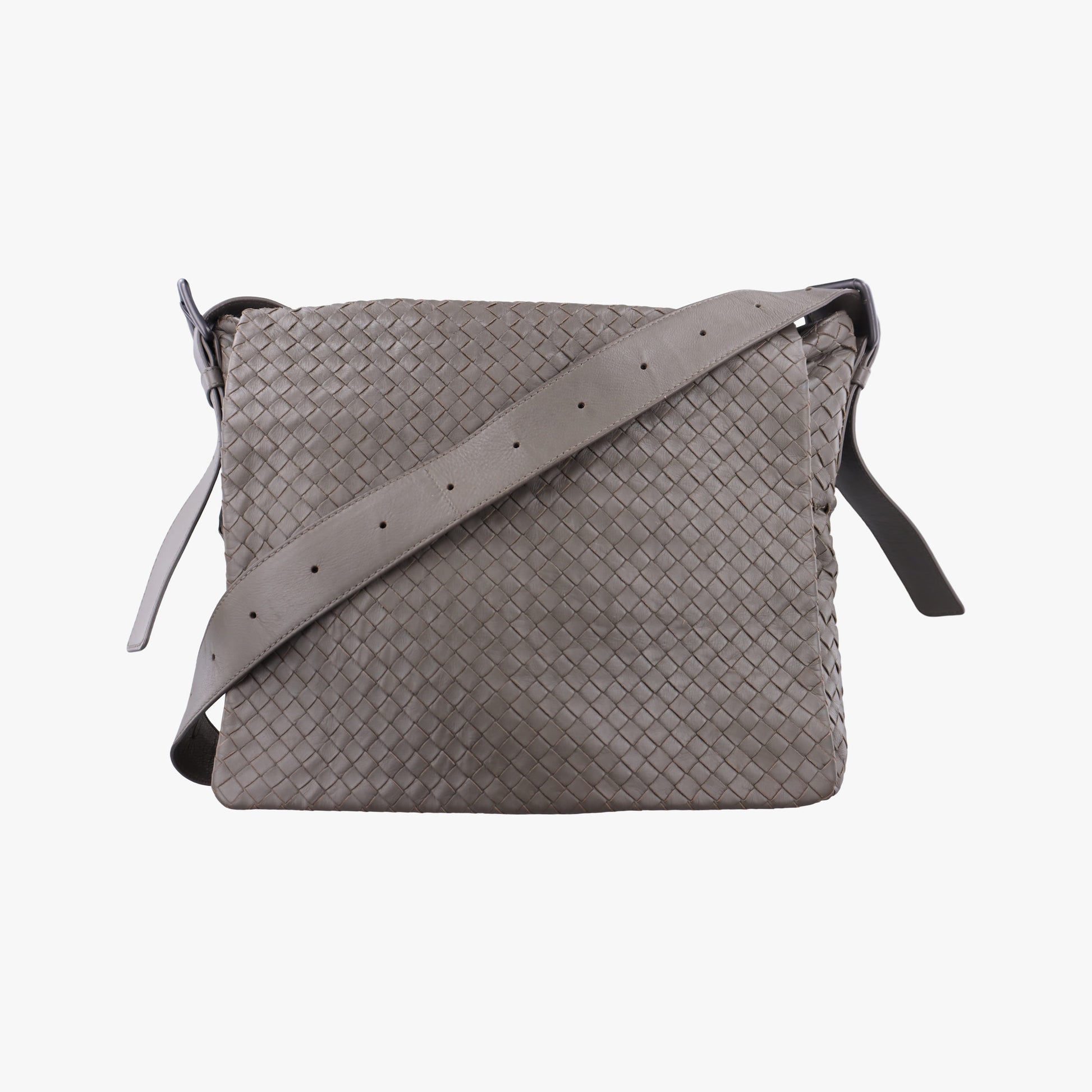 Intrecciato Gray lambskin B01213918Uイントレチャート グレー ラムスキン B01213918U