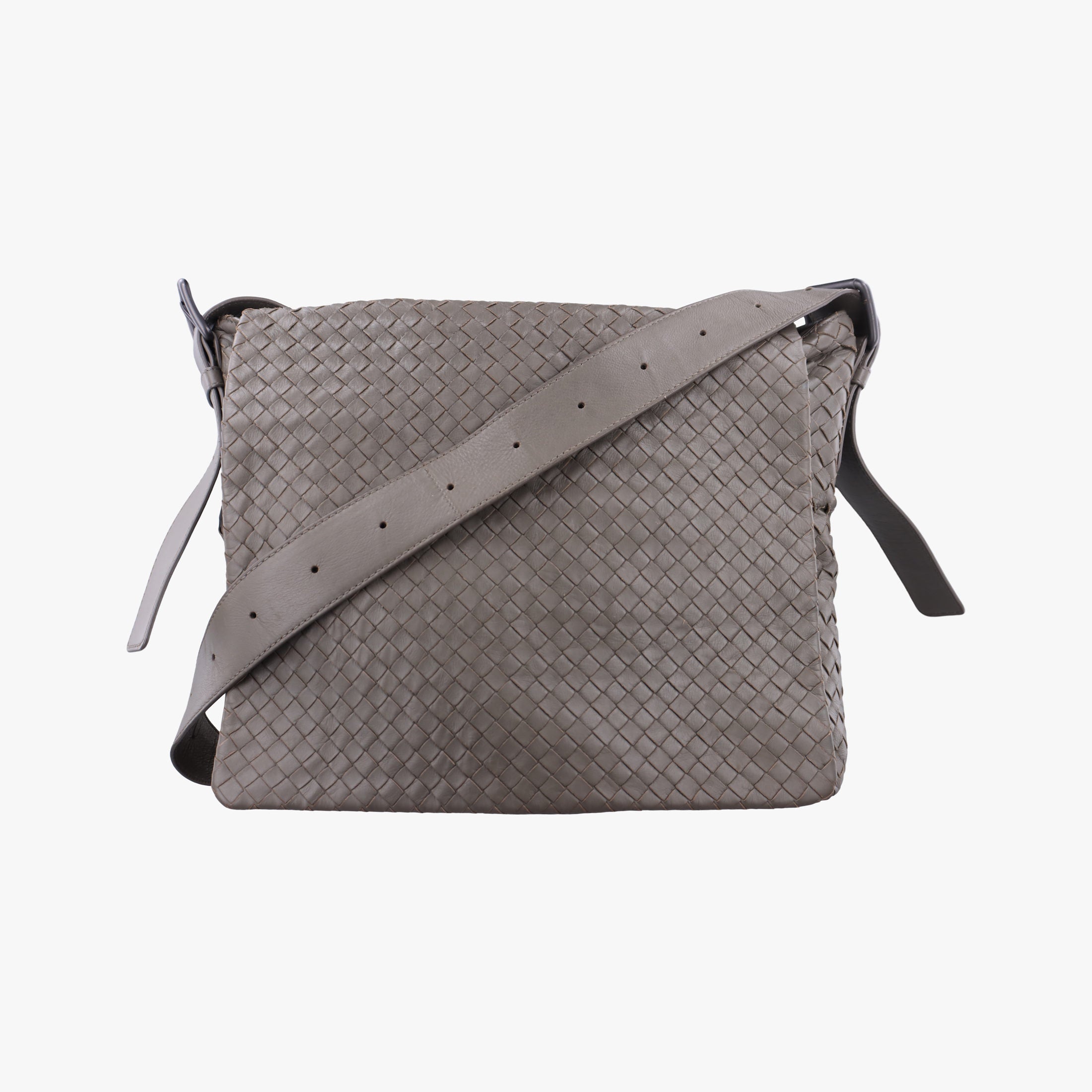 Intrecciato Gray lambskin B01213918Uイントレチャート グレー ラムスキン B01213918U