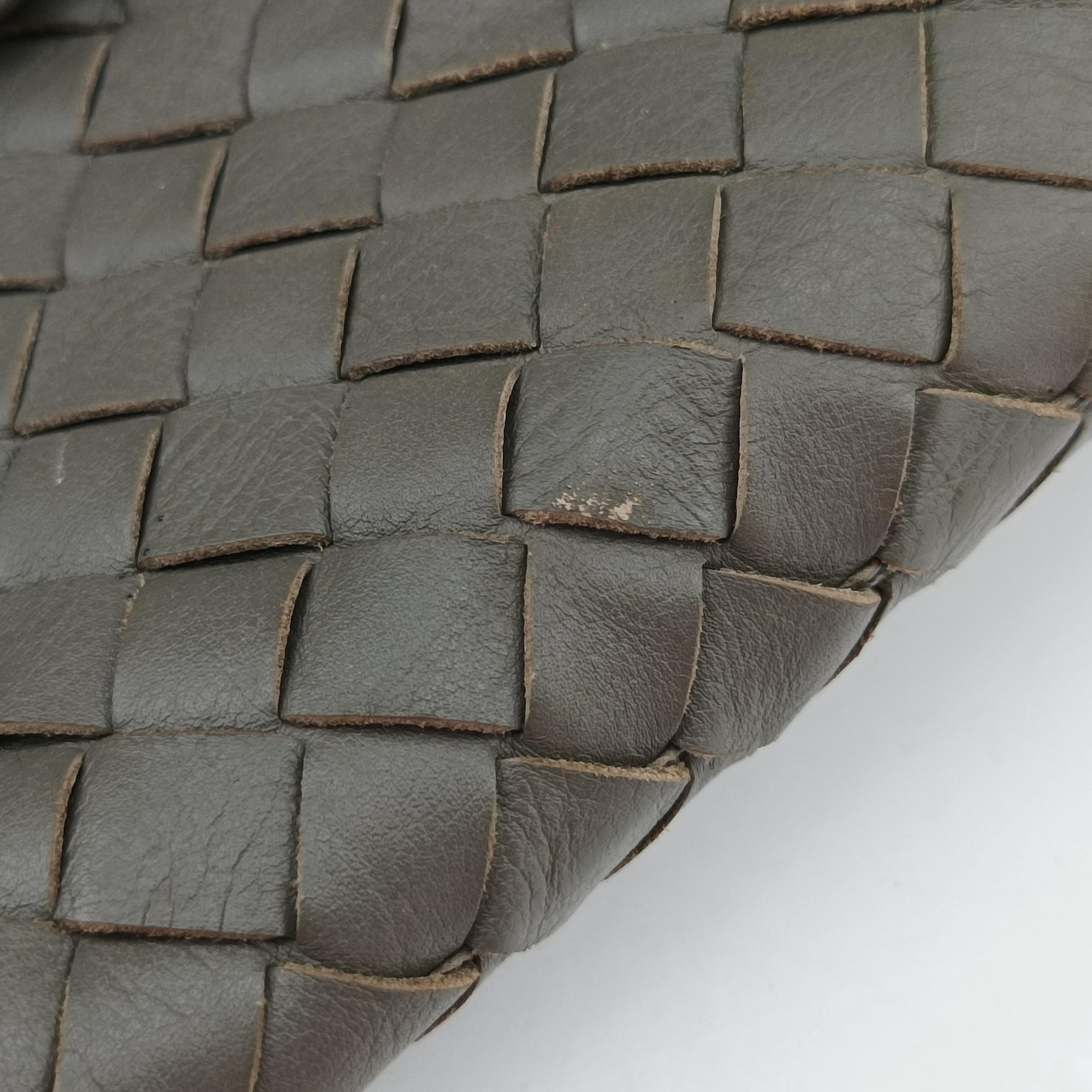 Intrecciato Gray lambskin B01213918Uイントレチャート グレー ラムスキン B01213918U