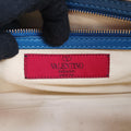 Secondhand Valentino Rockstud Blue Leather  shoulderbag | stylenewstar