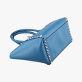 Secondhand Valentino Rockstud Blue Leather  shoulderbag | stylenewstar