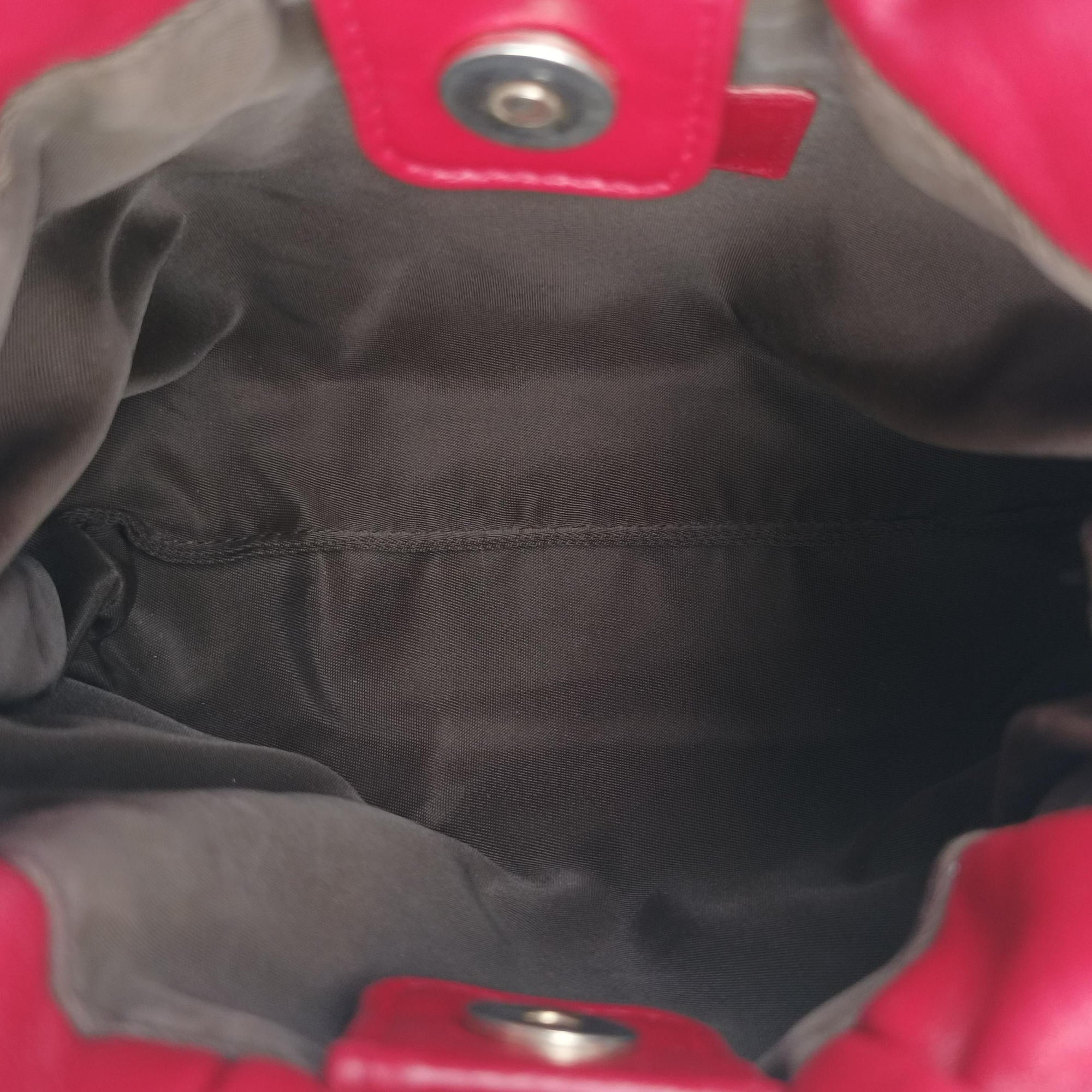 Vintage Christian Dior Cannage Faux Pearl Red lambskin  shoulderbag | stylenewstar