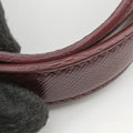 Secondhand Prada Triangle Logo Plate Red Saffiano Leather VR0023 handbag | stylenewstar