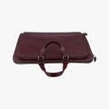 Secondhand Prada Triangle Logo Plate Red Saffiano Leather VR0023 handbag | stylenewstar