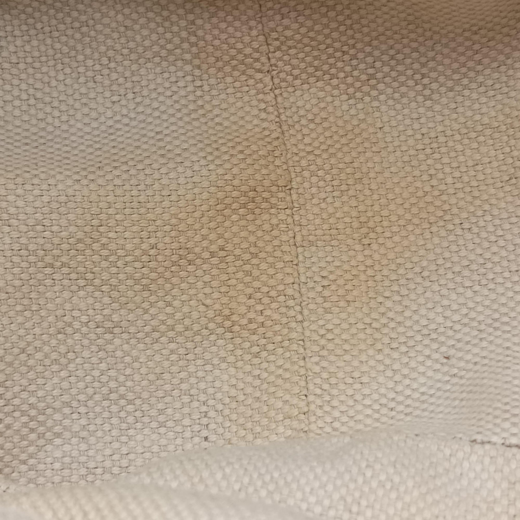 Pre-owned Gucci Bamboo Beige×White Canvas×Leather 282315 shoulderbag | stylenewstar