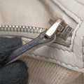 Pre-owned Gucci Bamboo Beige×White Canvas×Leather 282315 shoulderbag | stylenewstar