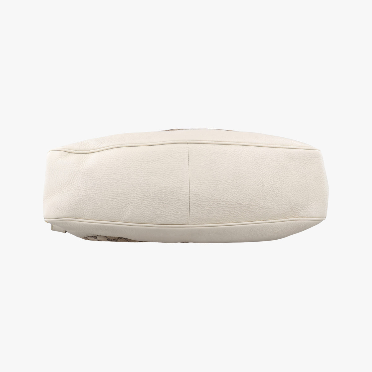 Pre-owned Gucci Bamboo Beige×White Canvas×Leather 282315 shoulderbag | stylenewstar