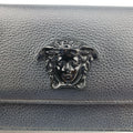 Pre-owned VERSACE Medusa Black leather  shoulderbag | stylenewstar