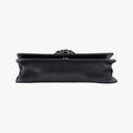 Pre-owned VERSACE Medusa Black leather  shoulderbag | stylenewstar