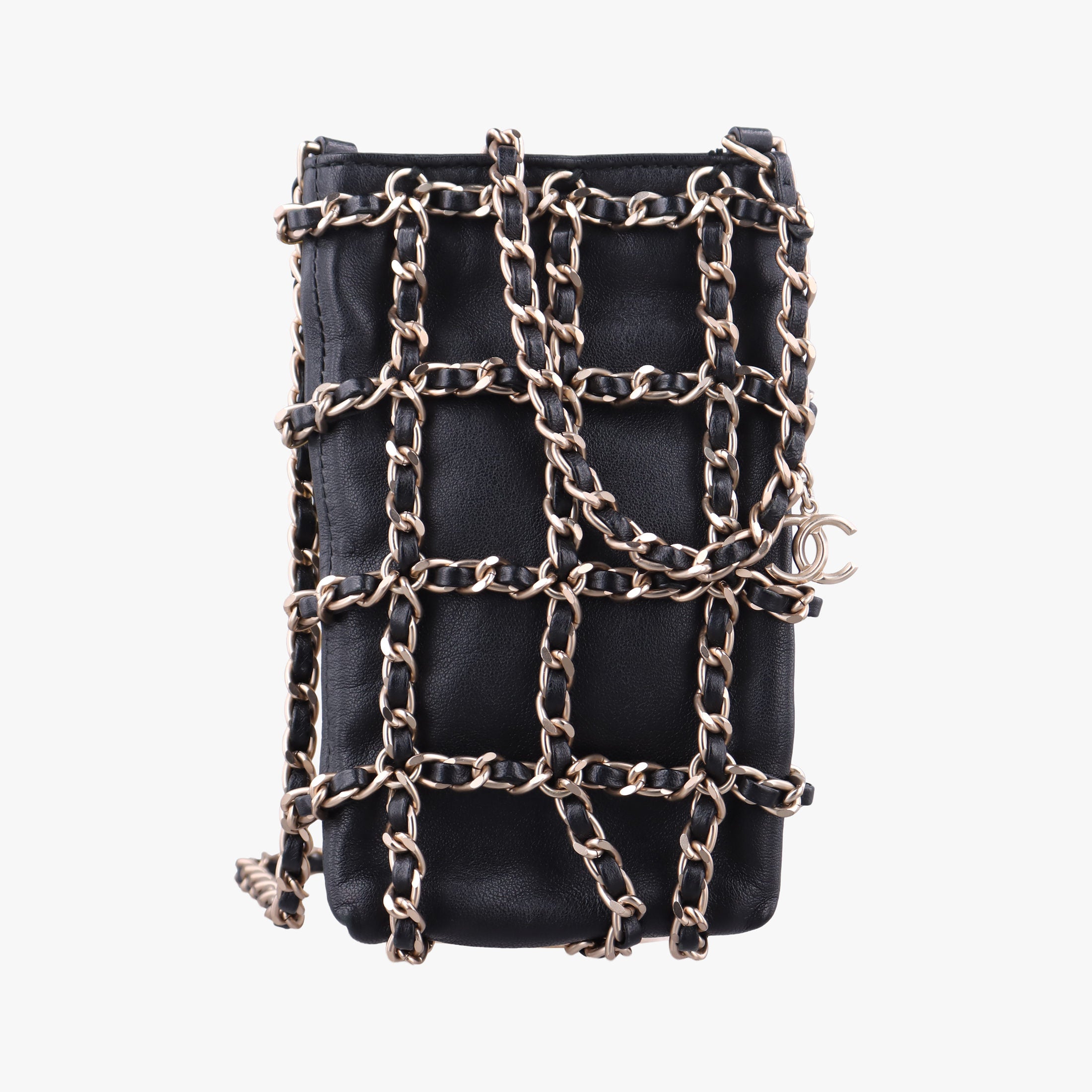Tech Me Out phone case Black lambskin AP1161 28587032テック ミー アウト フォンケース ブラック ラムスキン AP1161 28587032