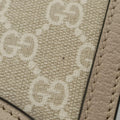 Ophidia GG Mini Beige × Ebony GG Supreme Canvas × Leather 696180 C037835242オフィディア GG ミニ ベージュ×エボニー  GGスプリーム キャンバス × レザー 696180 C037835242
