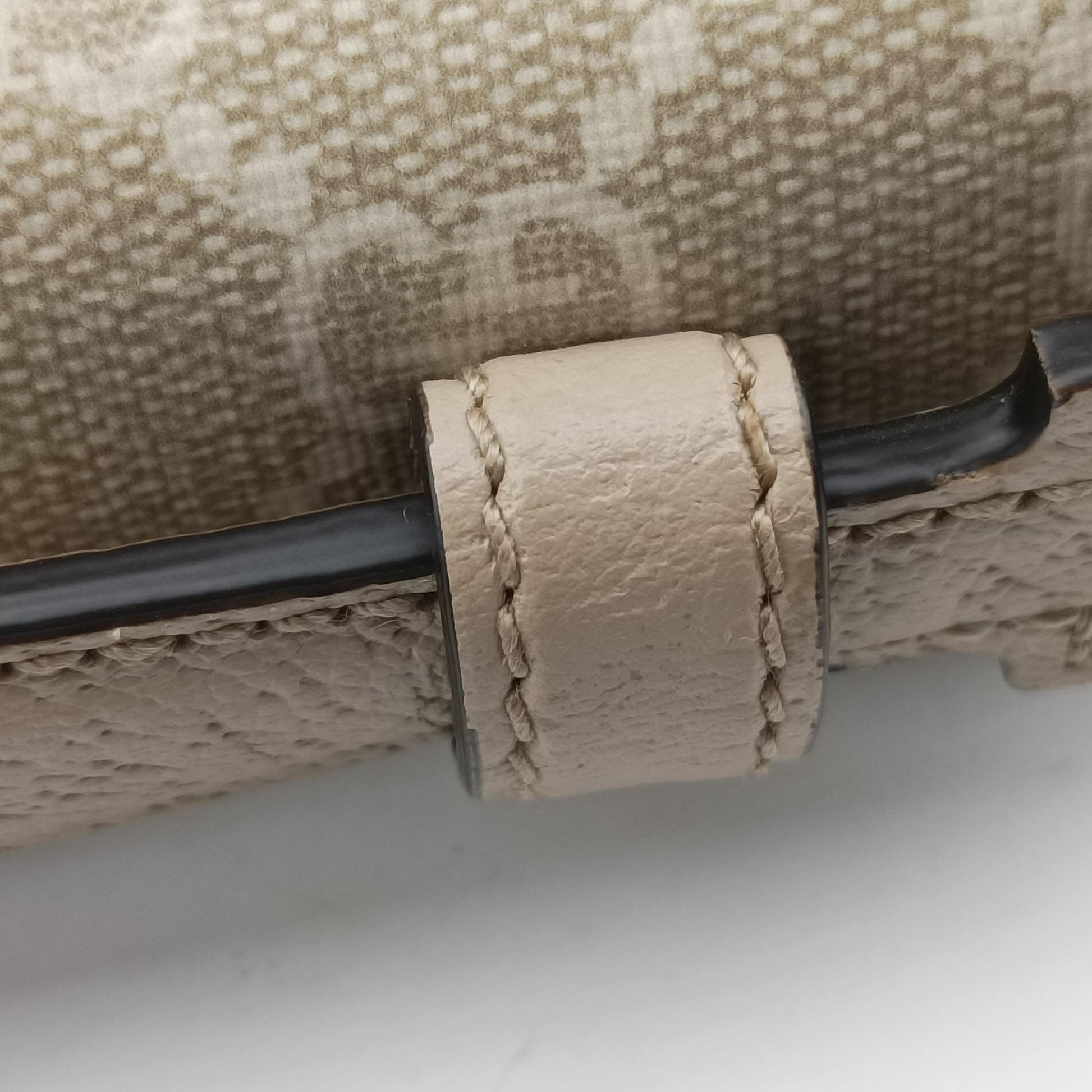 Ophidia GG Mini Beige × Ebony GG Supreme Canvas × Leather 696180 C037835242オフィディア GG ミニ ベージュ×エボニー  GGスプリーム キャンバス × レザー 696180 C037835242