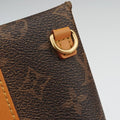 Envelope Pouch Brown Monogram Dust x Leather M11629 IC Chipエンベロップポーチ モノグラム/ブラウン モノグラムダスト x レザー M11629 ICチップ