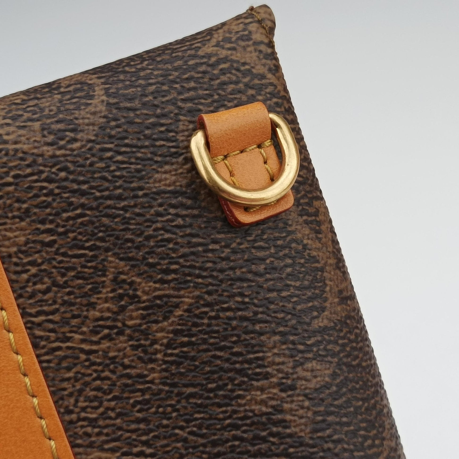 Envelope Pouch Brown Monogram Dust x Leather M11629 IC Chipエンベロップポーチ モノグラム/ブラウン モノグラムダスト x レザー M11629 ICチップ