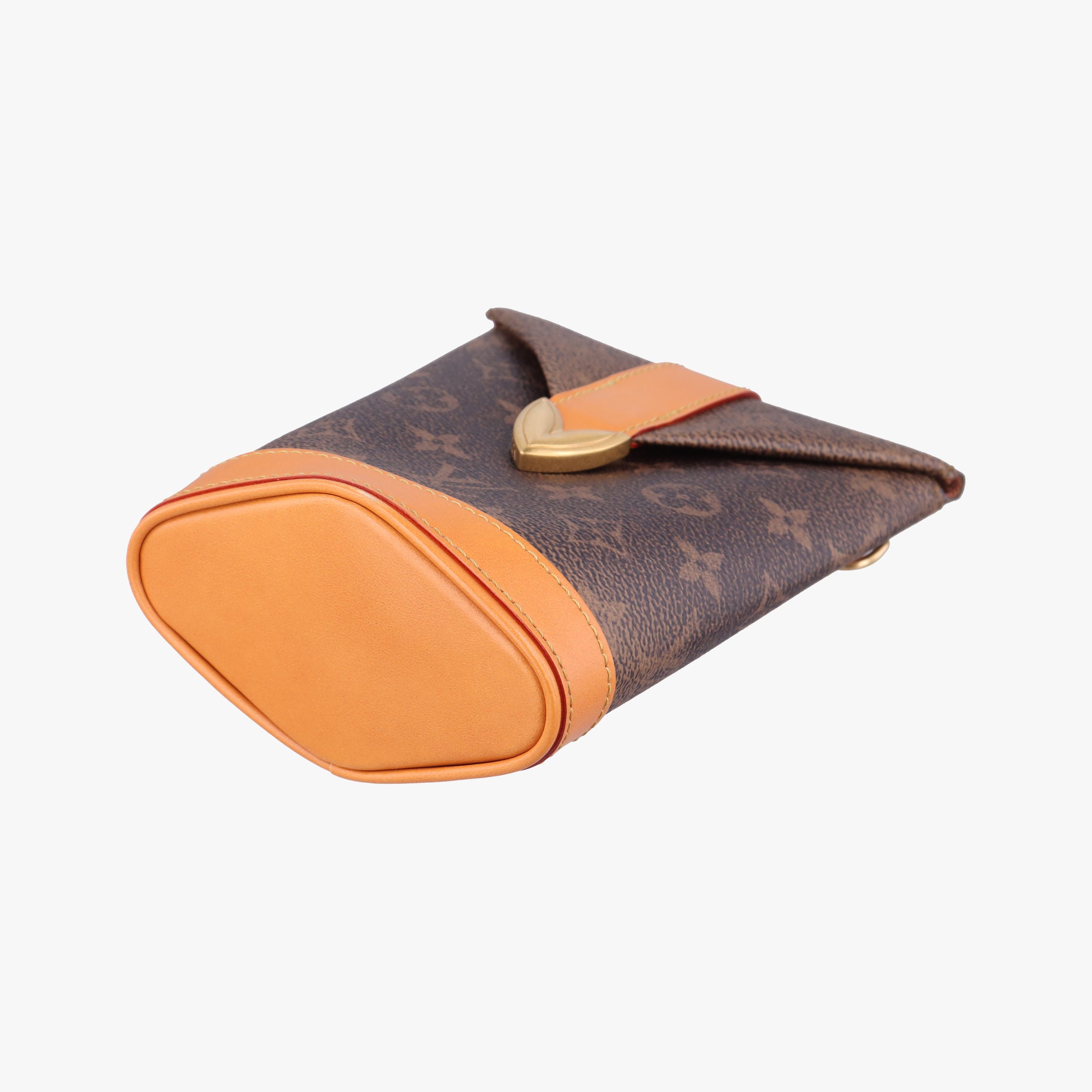 Envelope Pouch Brown Monogram Dust x Leather M11629 IC Chipエンベロップポーチ モノグラム/ブラウン モノグラムダスト x レザー M11629 ICチップ