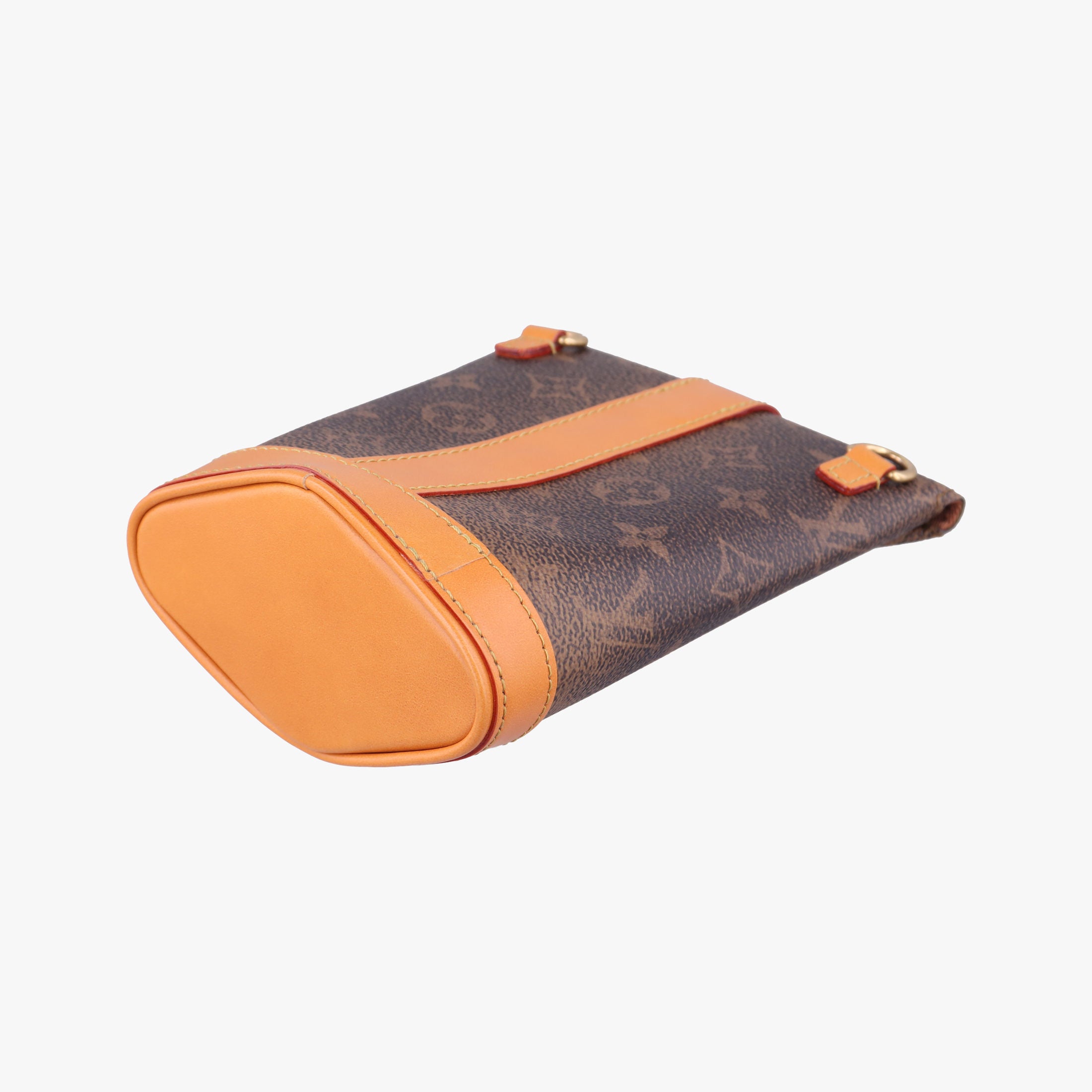 Envelope Pouch Brown Monogram Dust x Leather M11629 IC Chipエンベロップポーチ モノグラム/ブラウン モノグラムダスト x レザー M11629 ICチップ