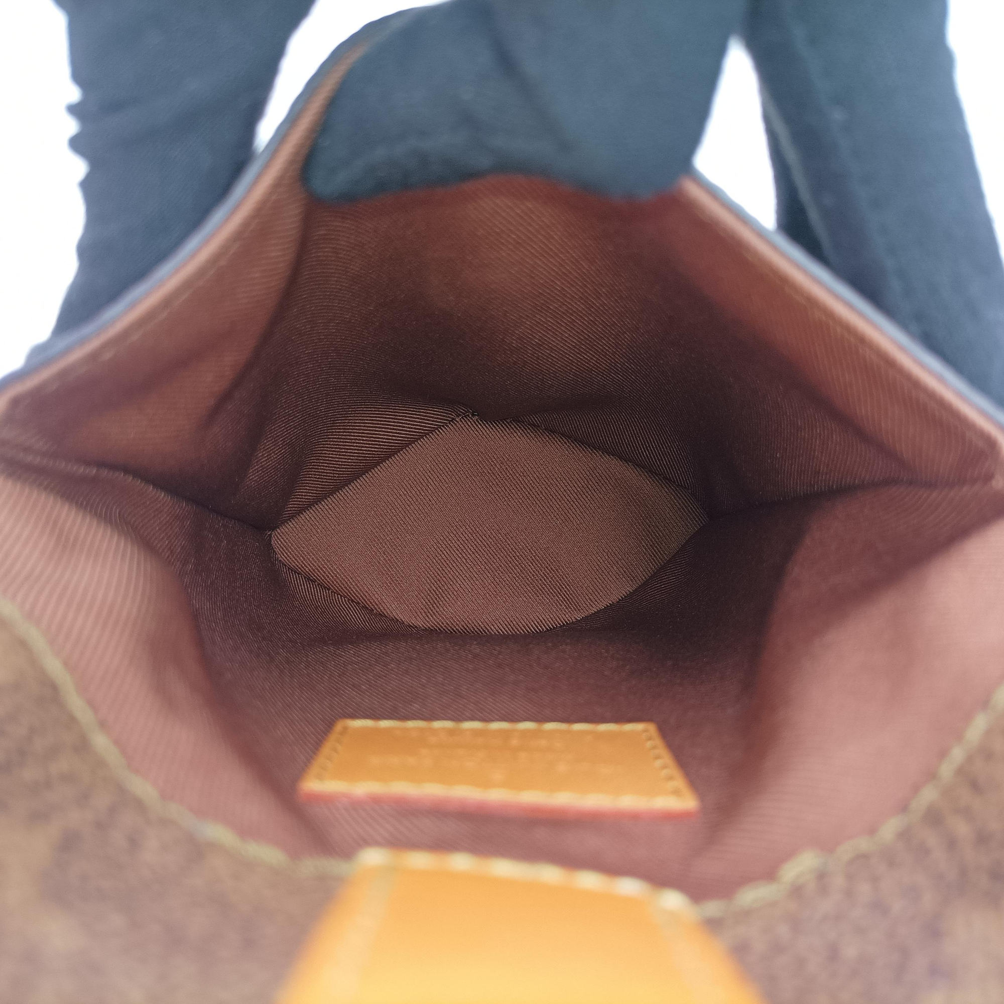 Envelope Pouch Brown Monogram Dust x Leather M11629 IC Chipエンベロップポーチ モノグラム/ブラウン モノグラムダスト x レザー M11629 ICチップ