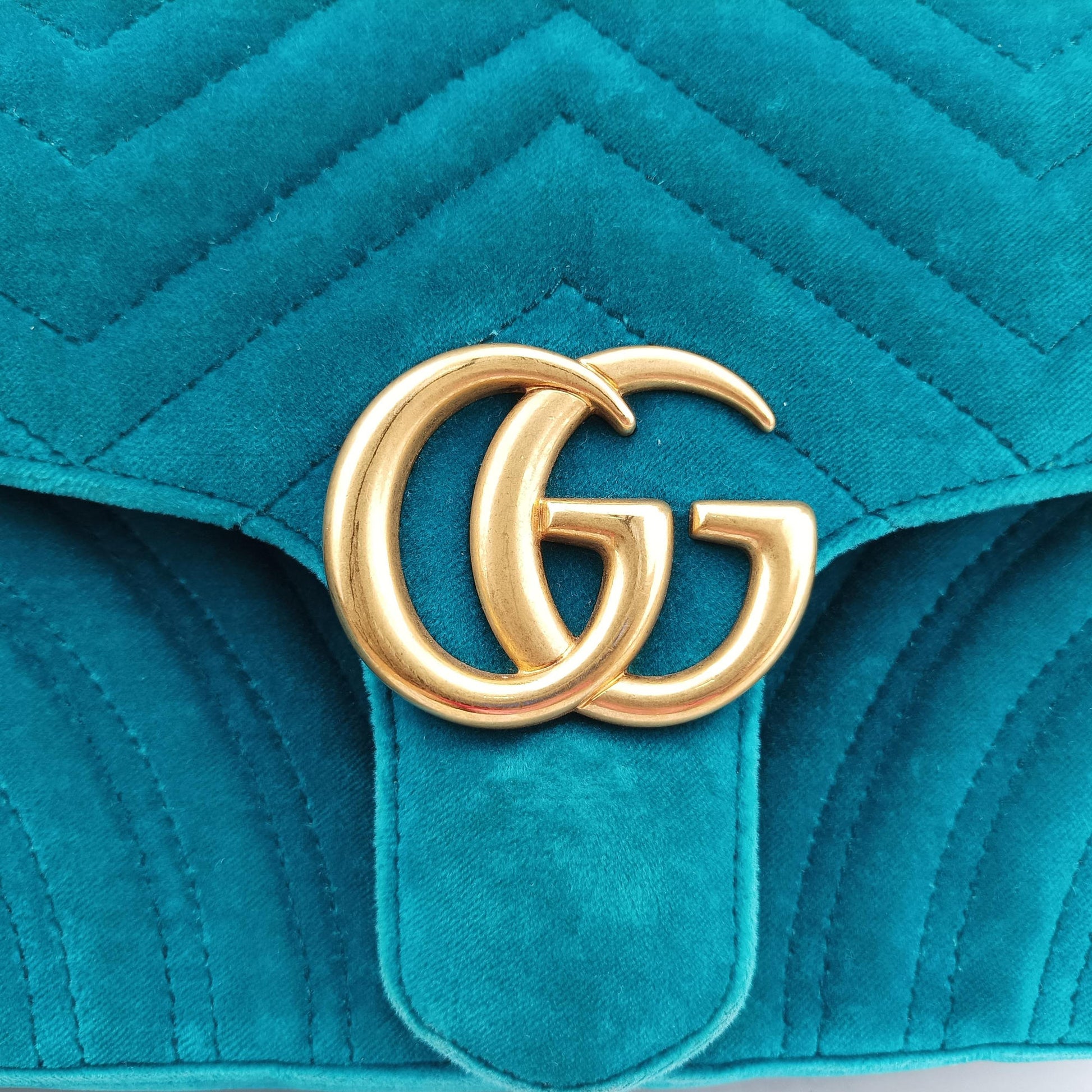 GG Marmont Blue velour 443497 A023704801GGマーモント ブルー ベロア 443497 A023704801