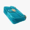 GG Marmont Blue velour 443497 A023704801GGマーモント ブルー ベロア 443497 A023704801