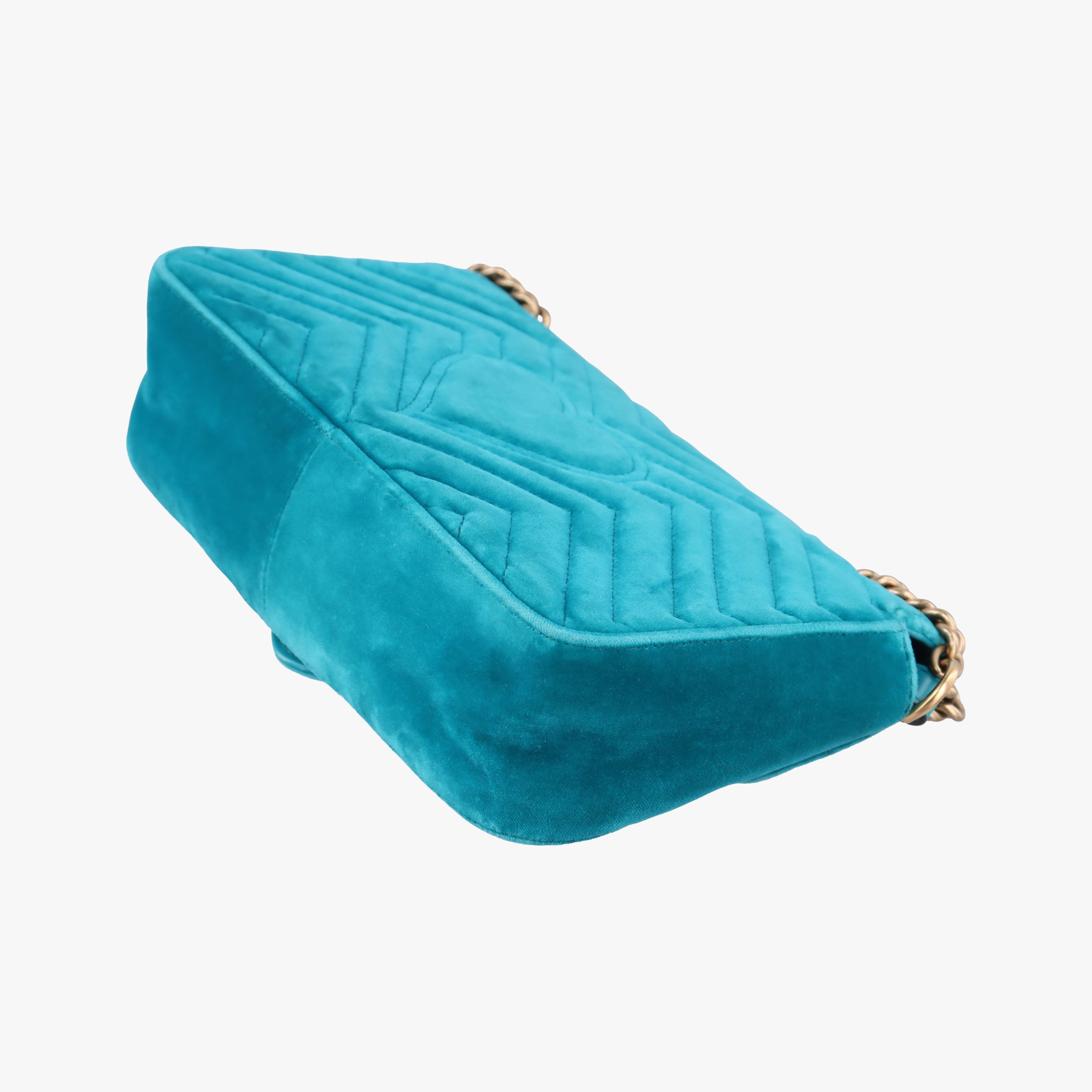 GG Marmont Blue velour 443497 A023704801GGマーモント ブルー ベロア 443497 A023704801