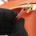 Pre-owned Givenchy Antigona Orange Smooth Calfskin Leather  handbag | stylenewstar