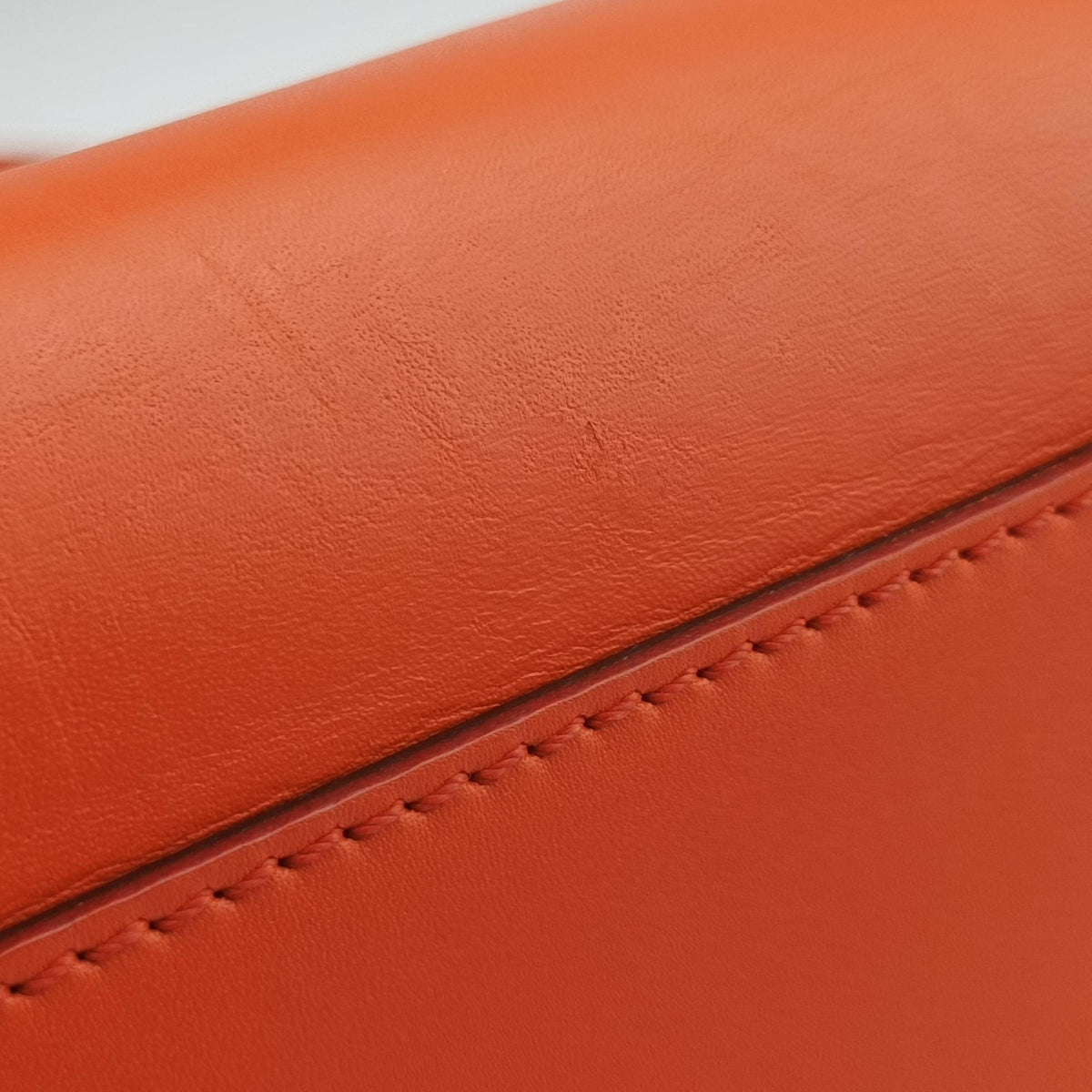 Pre-owned Givenchy Antigona Orange Smooth Calfskin Leather  handbag | stylenewstar