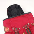 Techno Vintage Web L'Aveugle Par Amour Embroidered Red canvas 478327 E022661748テクノ ヴィンテージ ウェブ ラヴーグル パル アムール 刺繍 レッド キャンバス 478327 E022661748