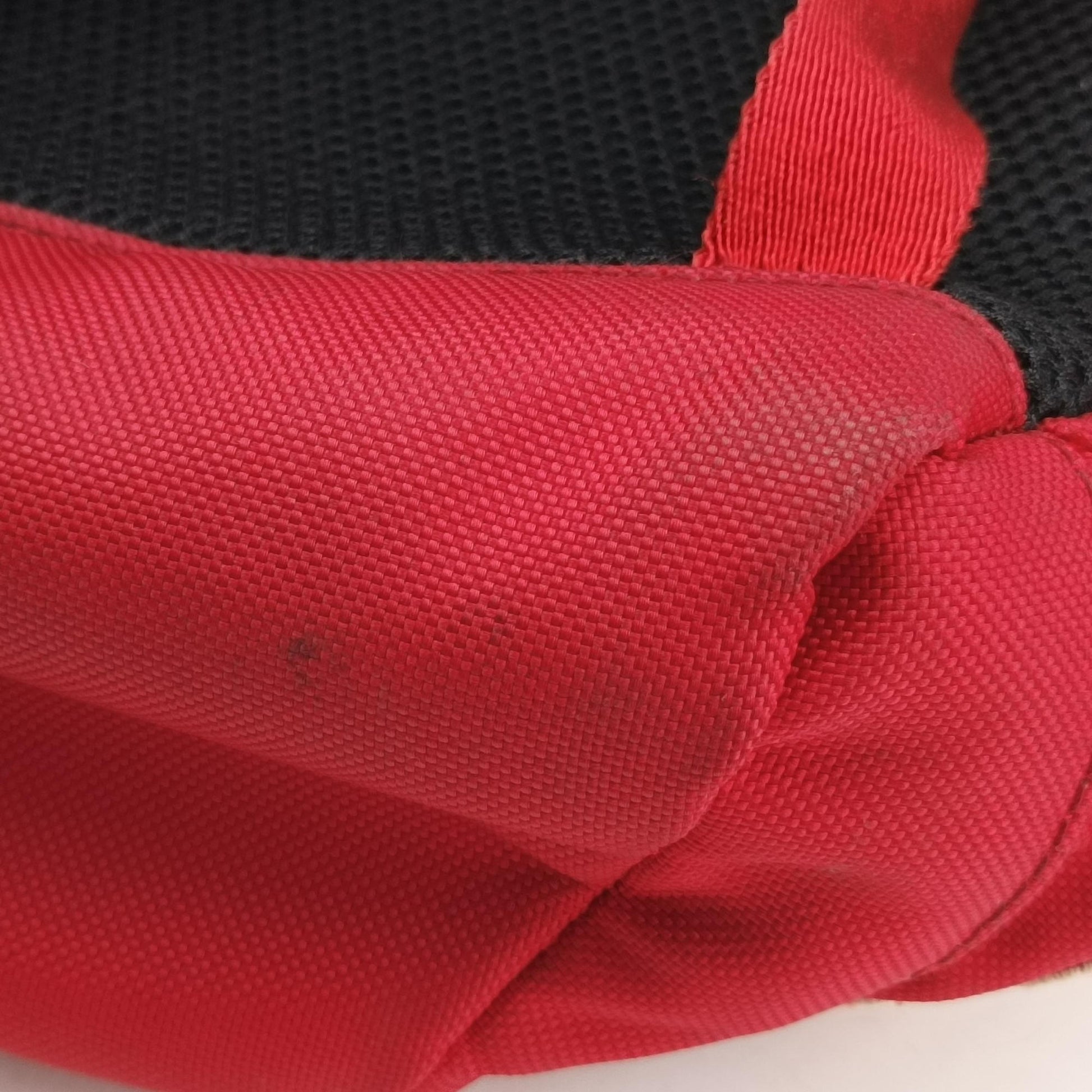 Techno Vintage Web L'Aveugle Par Amour Embroidered Red canvas 478327 E022661748テクノ ヴィンテージ ウェブ ラヴーグル パル アムール 刺繍 レッド キャンバス 478327 E022661748