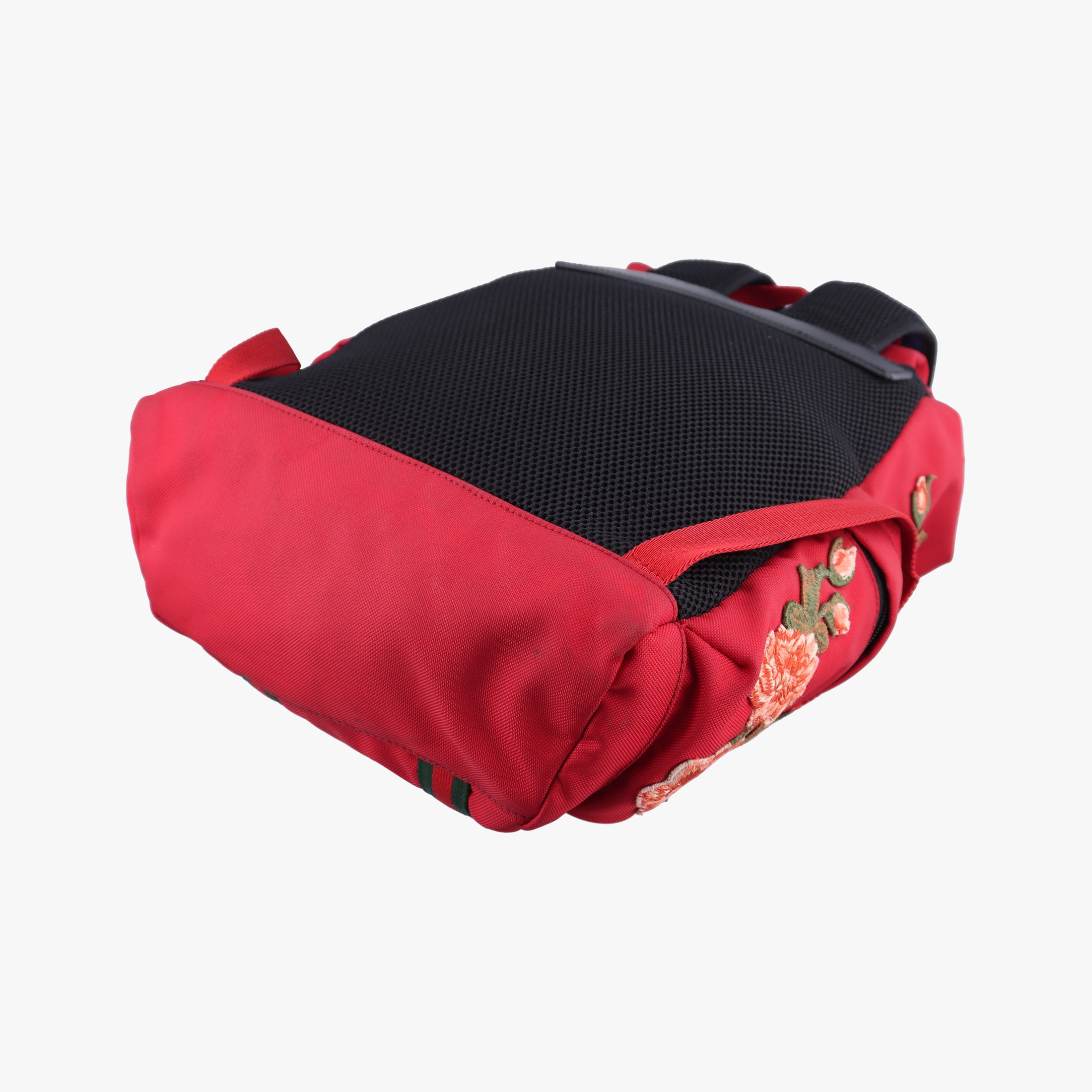 Techno Vintage Web L'Aveugle Par Amour Embroidered Red canvas 478327 E022661748テクノ ヴィンテージ ウェブ ラヴーグル パル アムール 刺繍 レッド キャンバス 478327 E022661748