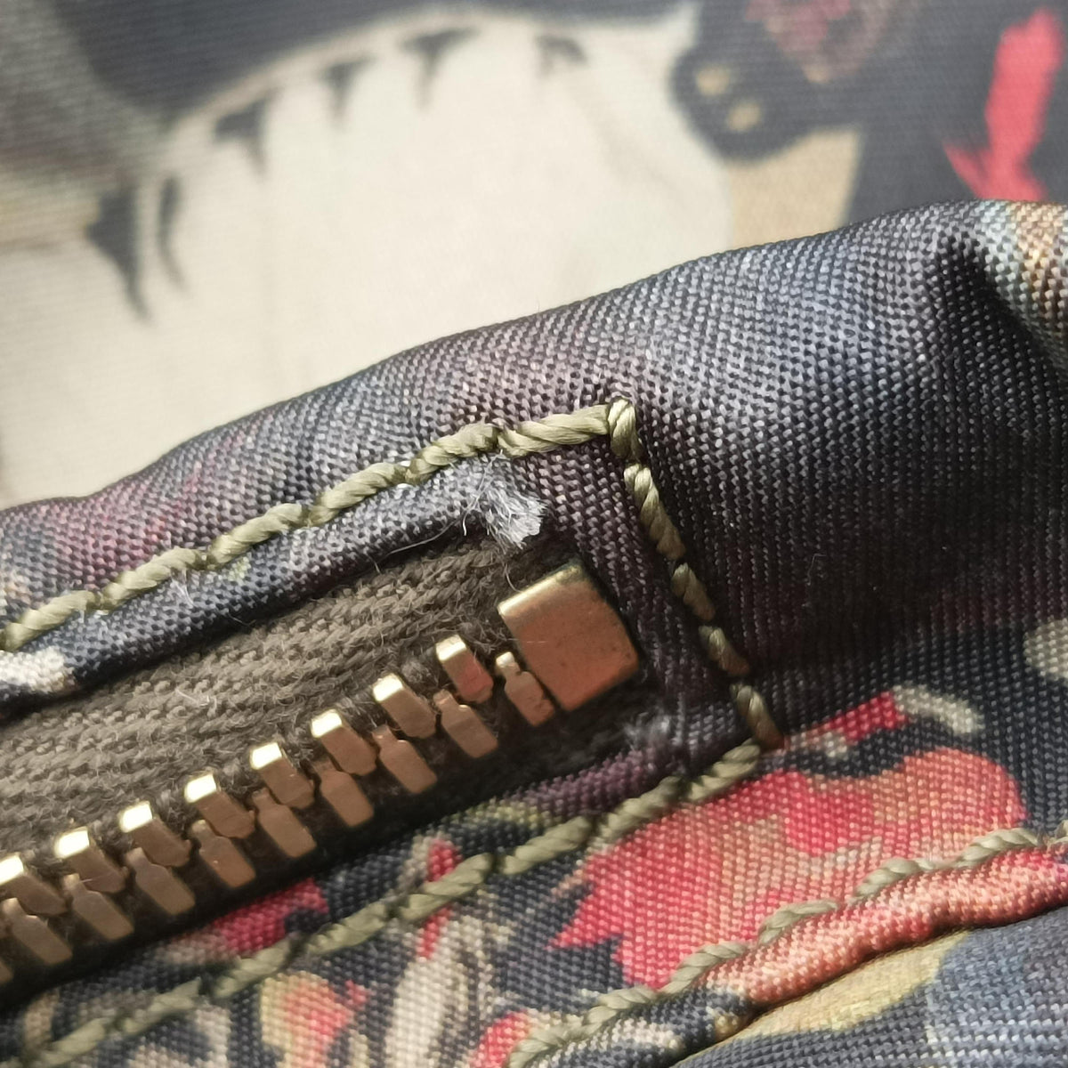 Rockstud Greenx Multicolor nylonx Leather BGI858NCUIロックスタッド グリーンxマルチカラー ナイロンx レザー BGI858NCUI
