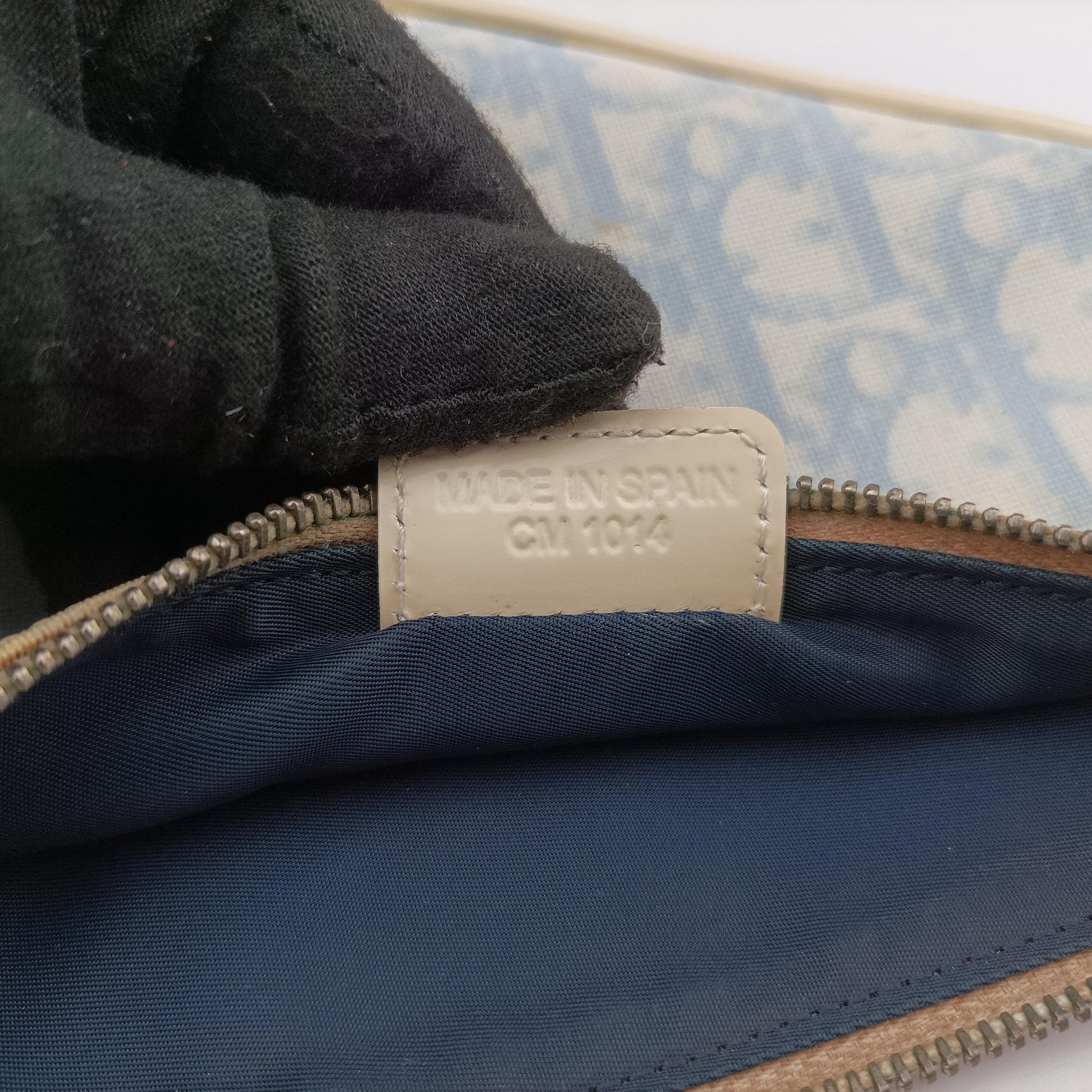 Saddle Blue Canvas and Leather CM 1014サドル ブルー キャンバス × レザー CM 1014